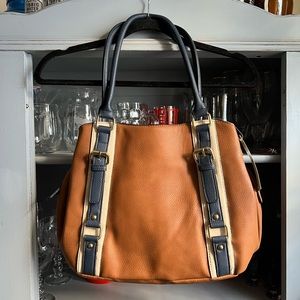Minicci Faux Leather Brown Shoulder Bag